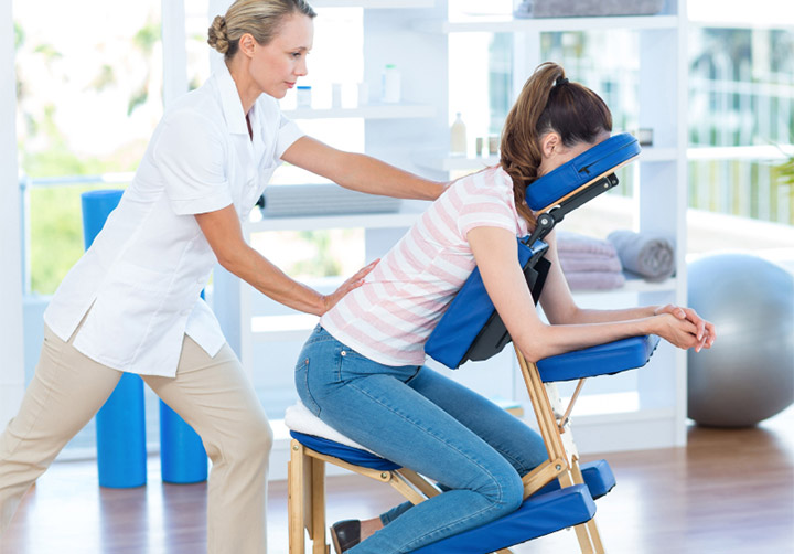 Chair Massage at Kirmina Massotherapy